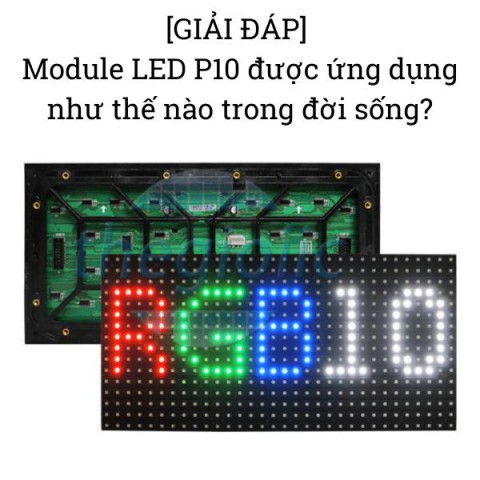 [GIẢI ĐÁP] Module LED P10 được ứng dụng như nào trong đời sống?